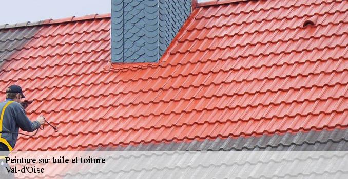 Peinture sur tuile et toiture 95 Val-d'Oise Landouer Thierry