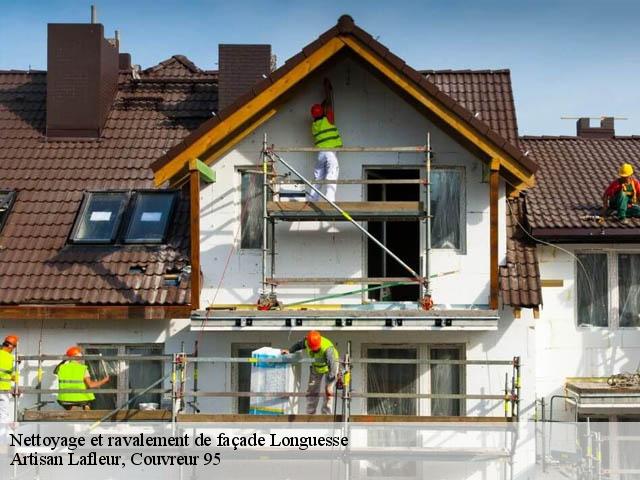 Nettoyage et ravalement de façade  longuesse-95450 Artisan Lafleur, Couvreur 95