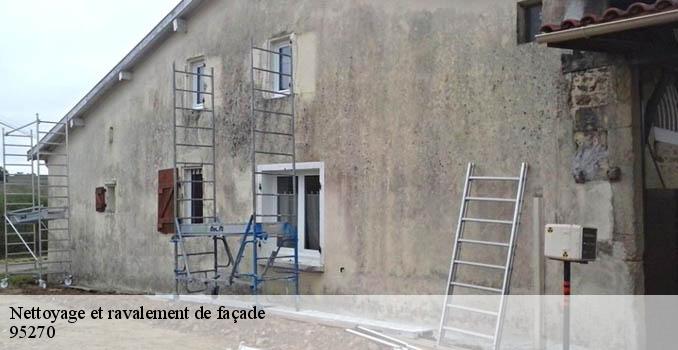 Nettoyage et ravalement de façade luzarches-95270 Landouer Thierry