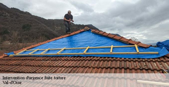 Intervention d'urgence fuite toiture 95 Val-d'Oise Landouer Thierry