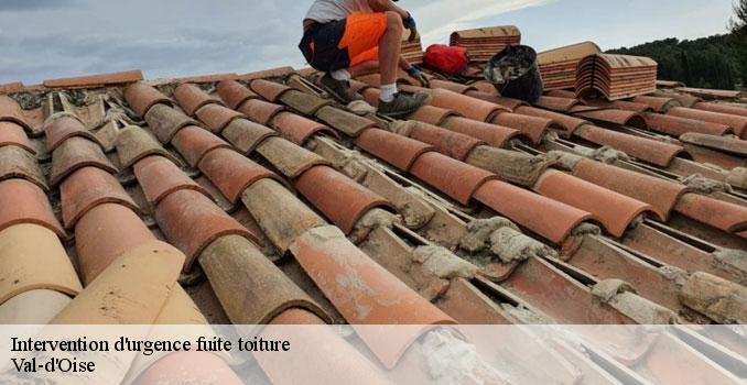 Intervention d'urgence fuite toiture 95 Val-d'Oise Landouer Thierry