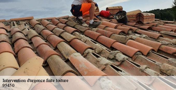 Intervention d'urgence fuite toiture gadancourt-95450 Landouer Thierry