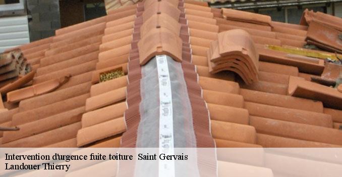 Intervention d'urgence fuite toiture saint-gervais-95420 Landouer Thierry